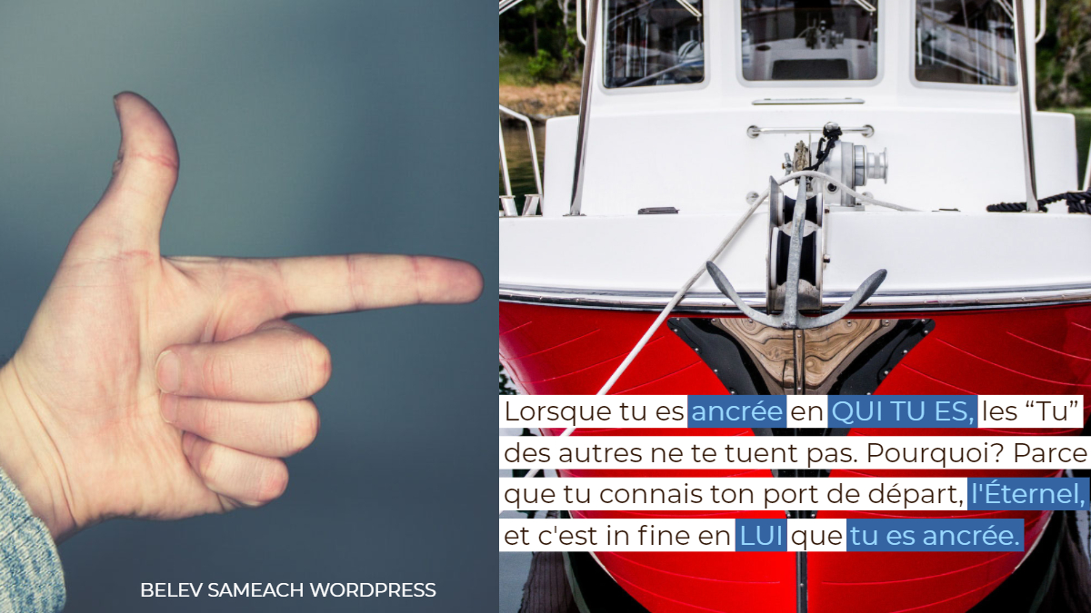 Being anchored