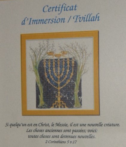 Certificat de baptême